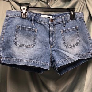 Ladies denim/jean shorts by LOFT, Size 8